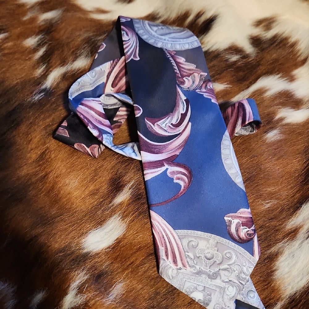 Madison Avenue Blue and Purple Pink Men's Tie